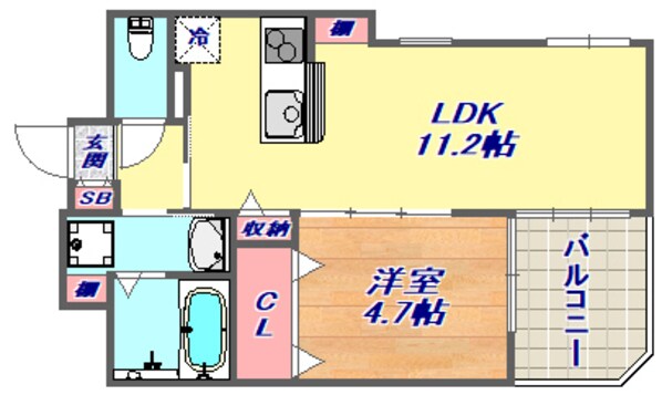 シルエラ甲南山手の物件間取画像